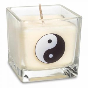 Vela Aromática Ecológica de Cera de Colza Yin Yang