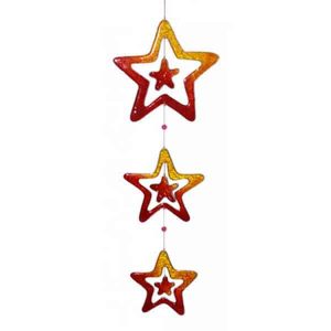 Decoración Colgante 3 Estrellas (54 x 15 cm)