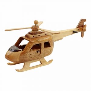 Helicóptero de Madera (25 x 13 cm)