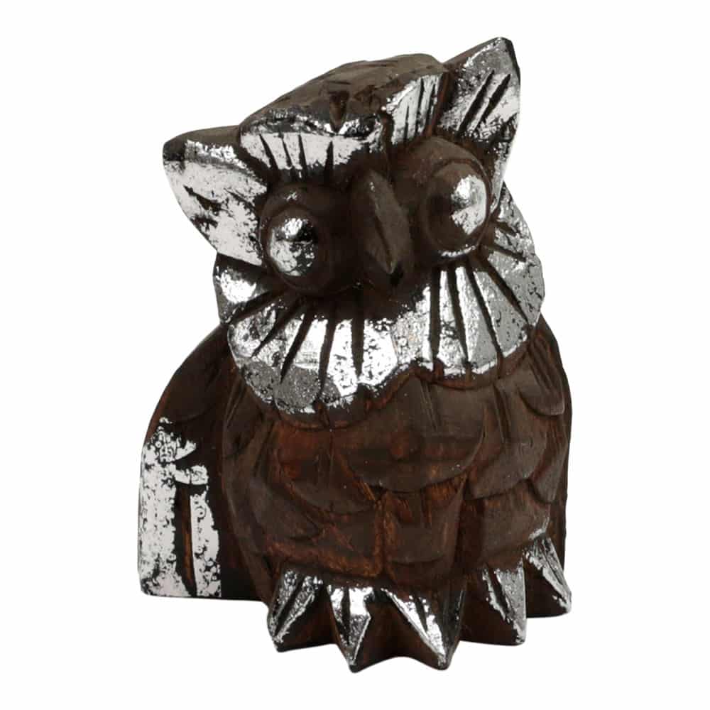 Figura de Madera Búho (15 x 12 cm)