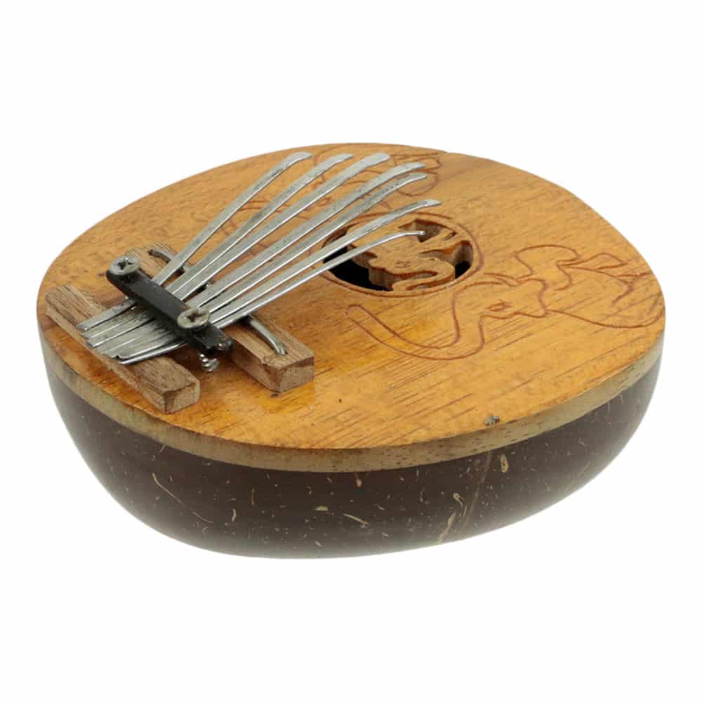 Karimba o piano de pulgares Elefante de coco