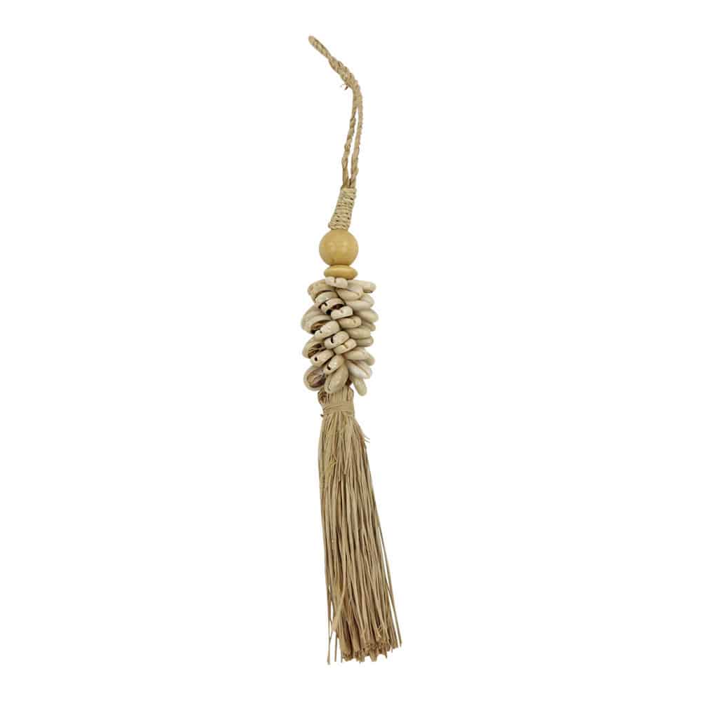 Colgante Decorativo Conchas Beige (35 x 5 cm)