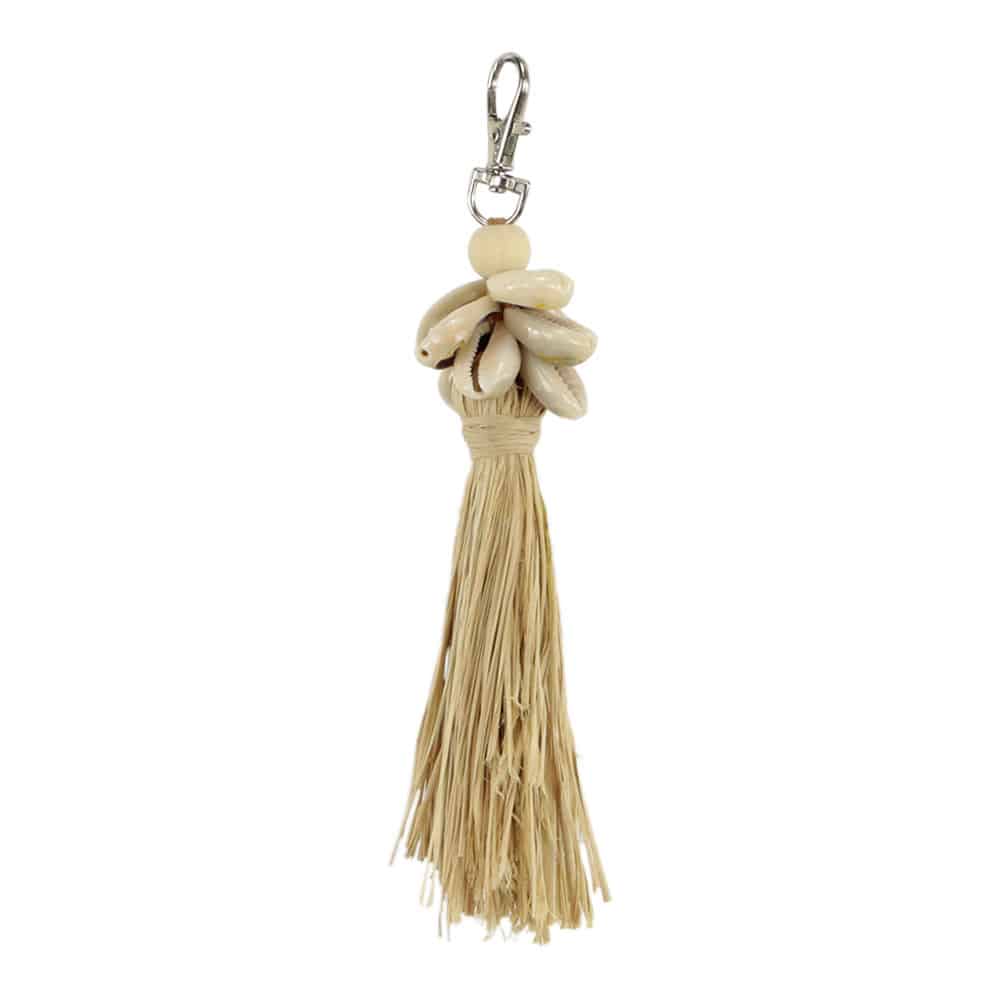 Colgante Decorativo Conchas Beige (18 x 4 cm)
