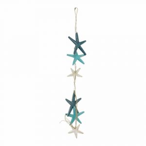 Decoración de Madera Colgante Estrella de Mar (73 x 13 x 1,5 cm)
