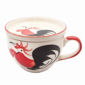 Taza de Cerámica con Gallo