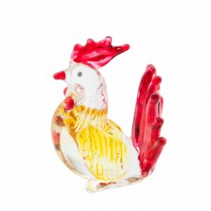 Estatua de Cristal Pollo (5 cm)