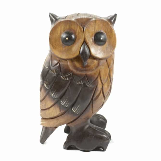 Figura de Madera Búho (30 cm)