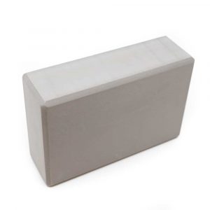 Bloque de Yoga Spiru Espuma EVA Gris Rectangular - 22 x 15 x 7,5 cm