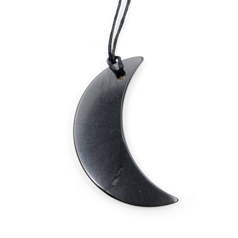 Collar Shungita "Media Luna"