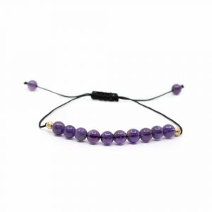 Pulsera de Amatista Ajustable