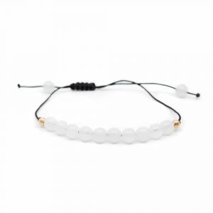 Pulsera de Jade Blanco Ajustable