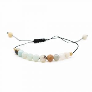 Pulsera de piedras preciosas Amazonita Ajustable