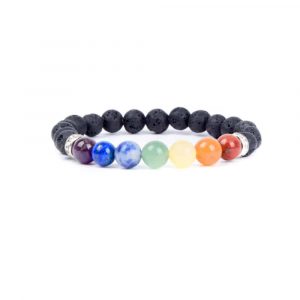 Pulsera Piedra Volcánica / Chakra