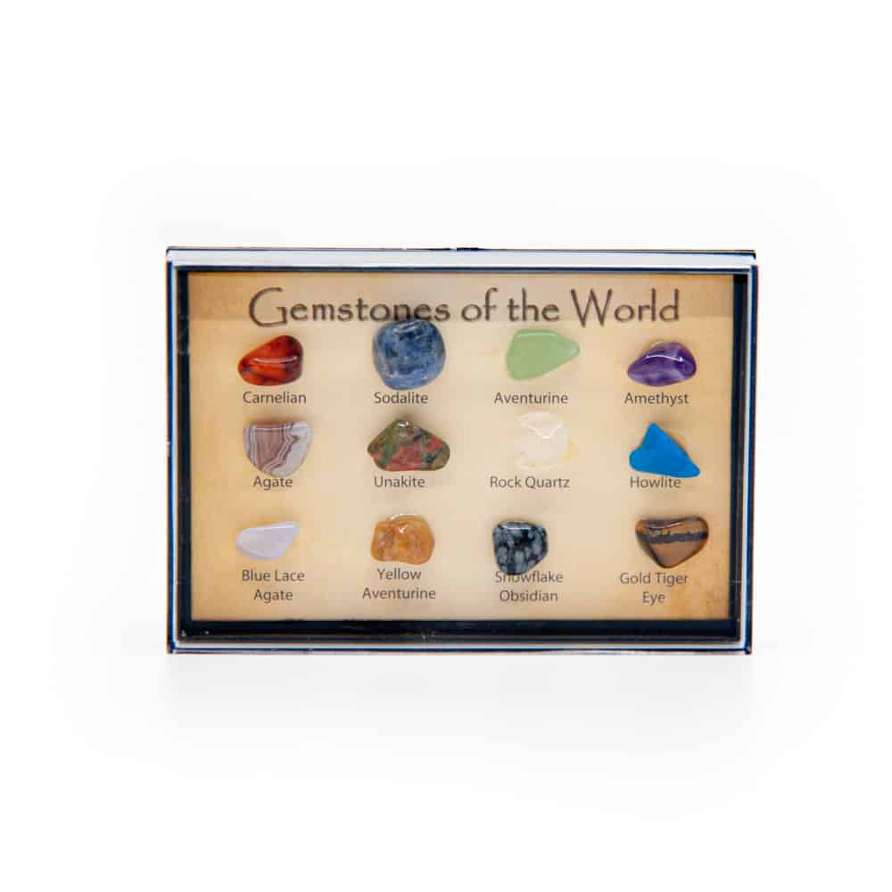 Conjunto de Gemas del Mundo (12 piedras)