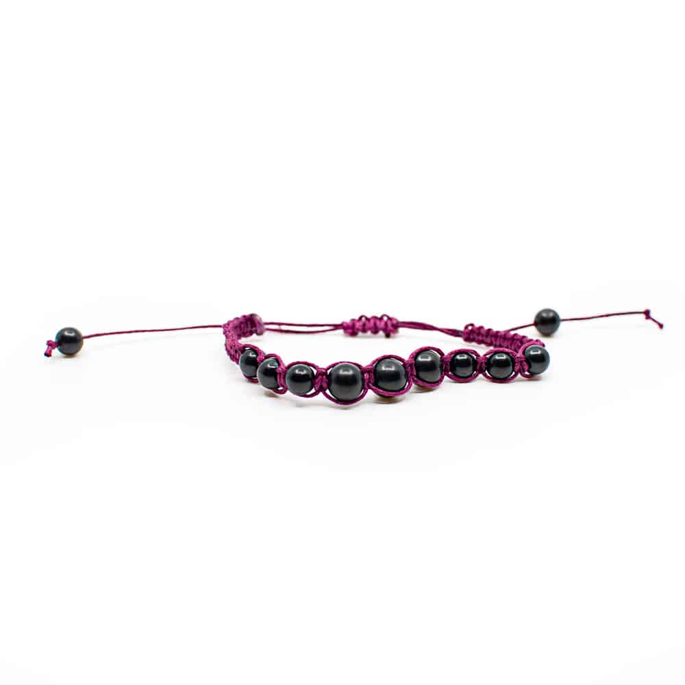 Pulsera de Shungita Shambala Morado