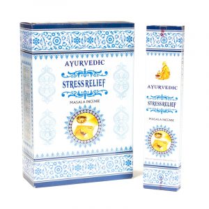 Incienso Ayurvédico Masala Stress Relief (12 paquetes)