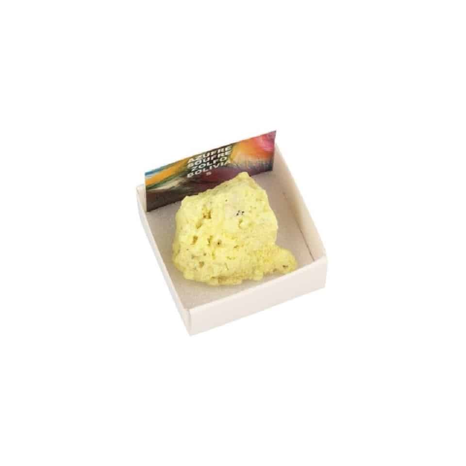Piedra de Azufre en Bruto de 3 cm