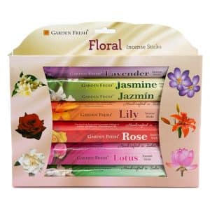 Garden Fresh - Set de Regalo de Incienso Floral (6 paquetes)