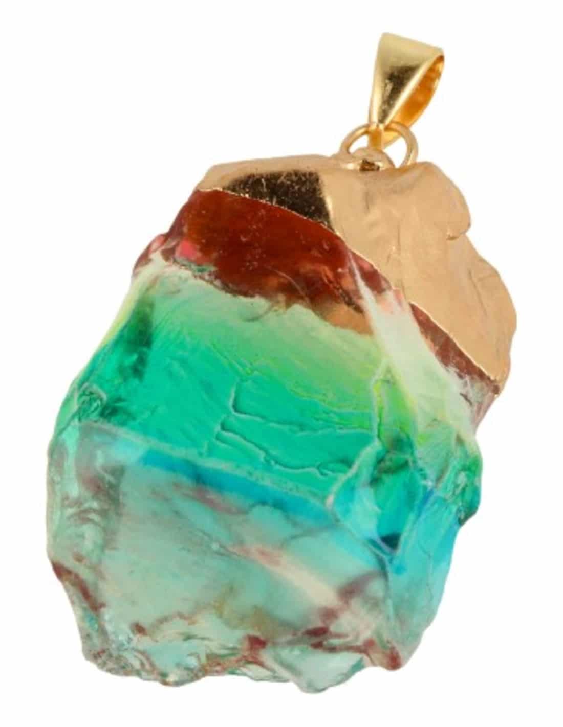 Colgante Aura de Unicornio Piedra en Bruto