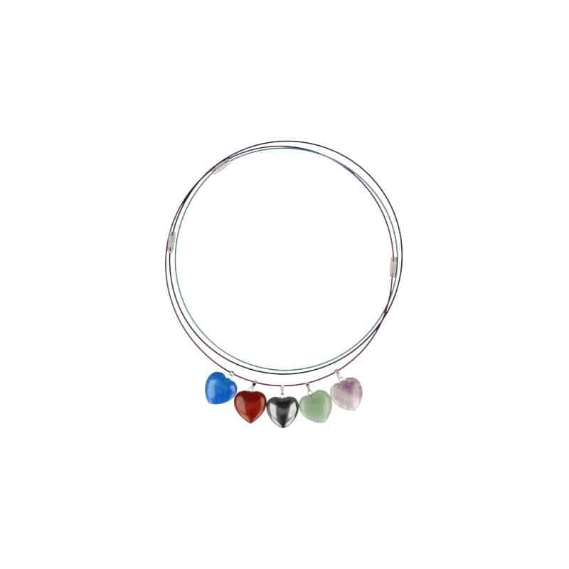 Colgantes de Piedras Preciosas Corazón