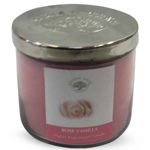 Green Tree Vela Perfumada Vainilla Rosa (600 gramos)