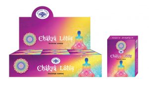 Conos Incienso Green Tree Loto Chakra (12 paquetes)