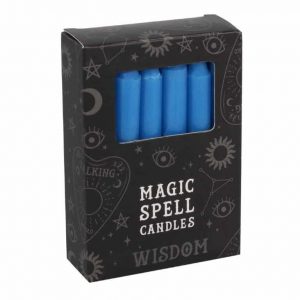 Velas Magic Spell Sabiduría (Azul - 12 piezas)