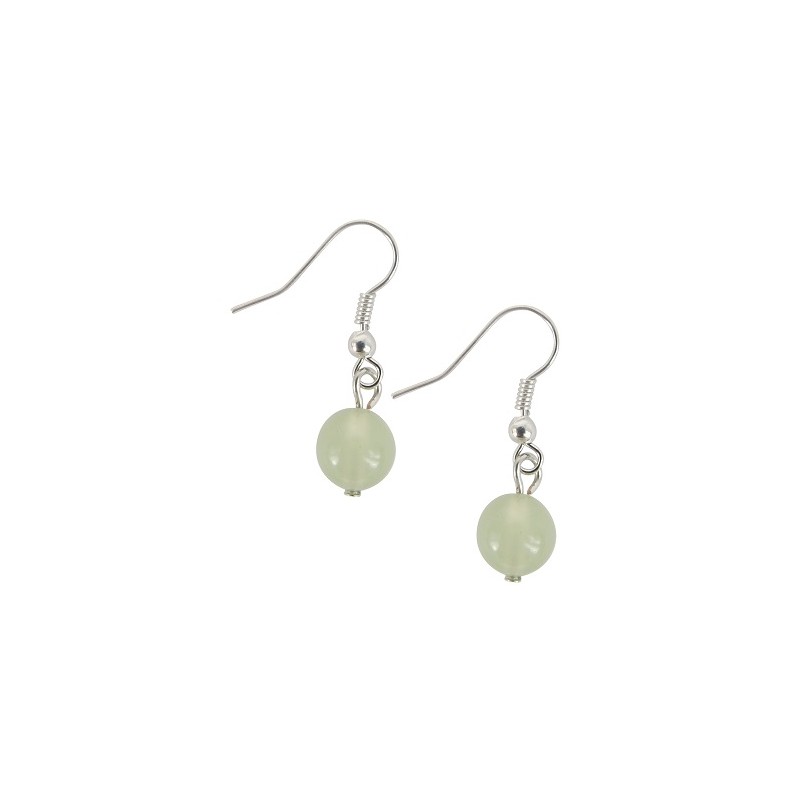 Pendientes Esfera de Jade (8 mm)