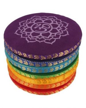 Set de cojines para cuencos tibetanos Chakra (14,5 cm)