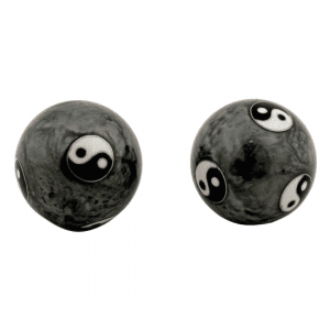 Esferas Chinas Yin Yang Tai Chi Gris (4 cm)