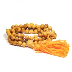 Palo Santo Mala con Cuenta Guru + Nudos