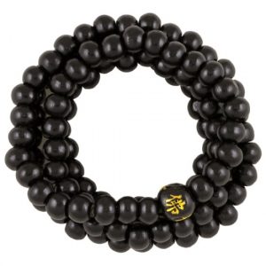 Mala Pulsera Elástica Negro