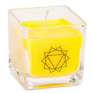 Vela Perfumada Ecológica de Cera de Colza 3º Chakra - Chakra del plexo solar