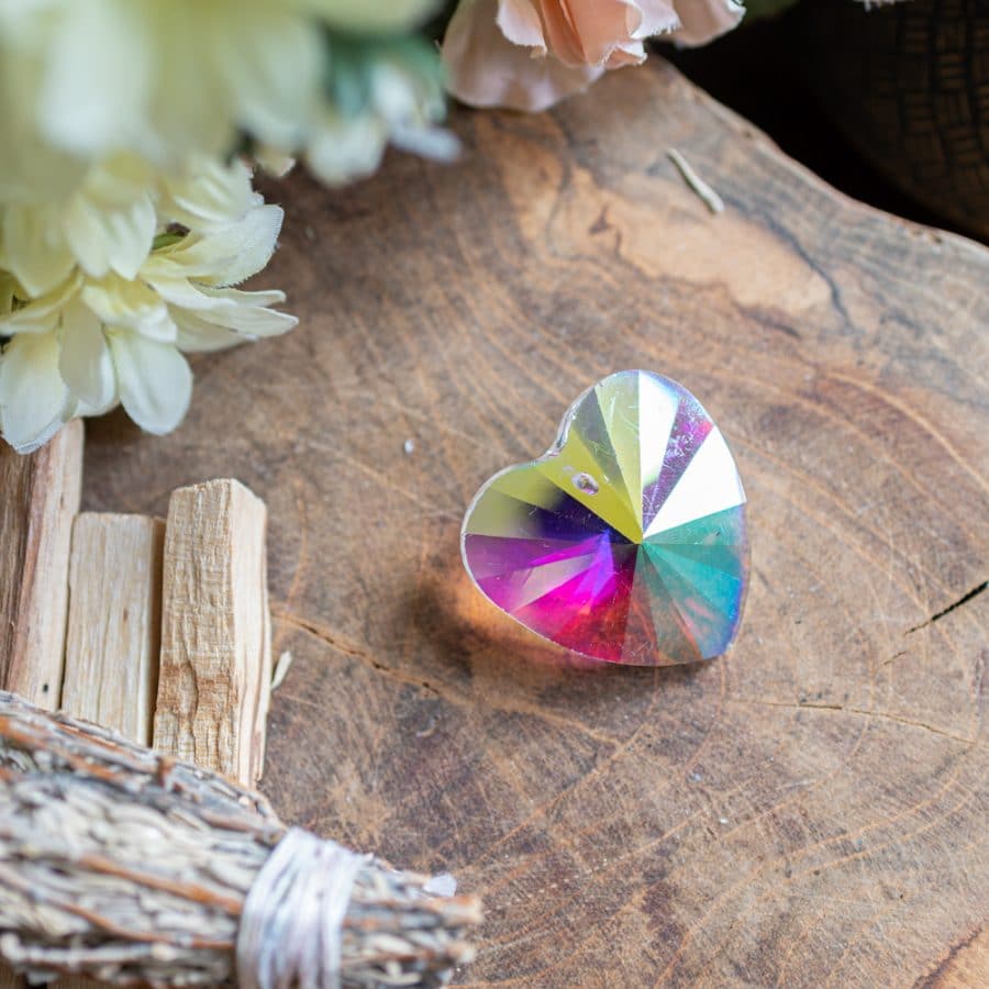 corazón de cristal arcoiris, blog esoterismo