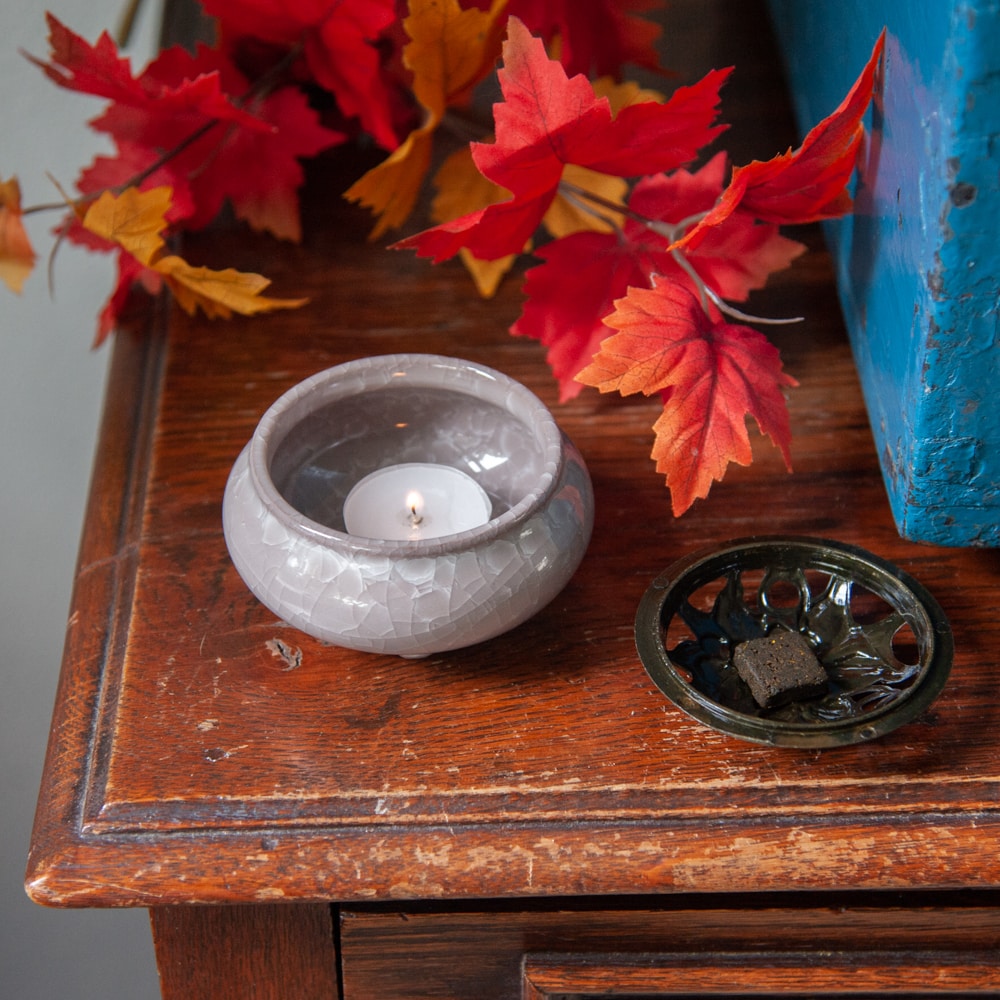 vela pequeña en un recipiente, blog cómo hacer velas