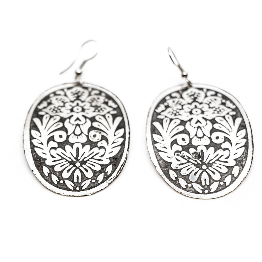 Pendientes Bohemios Flores (60 mm)