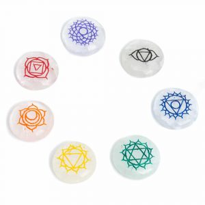 Piedras Preciosas Chakra Cristal de Roca - set de 7